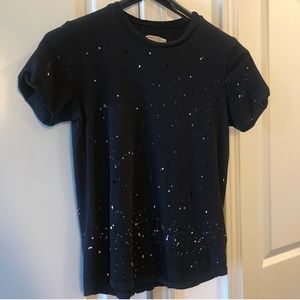 Current/Elliott Paint Splatter Tee